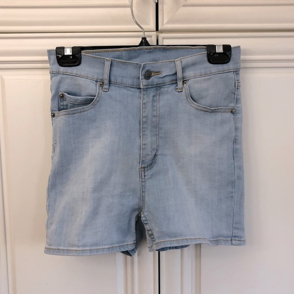 Cheap Monday high waisted denim shorts - Picture 1 of 8